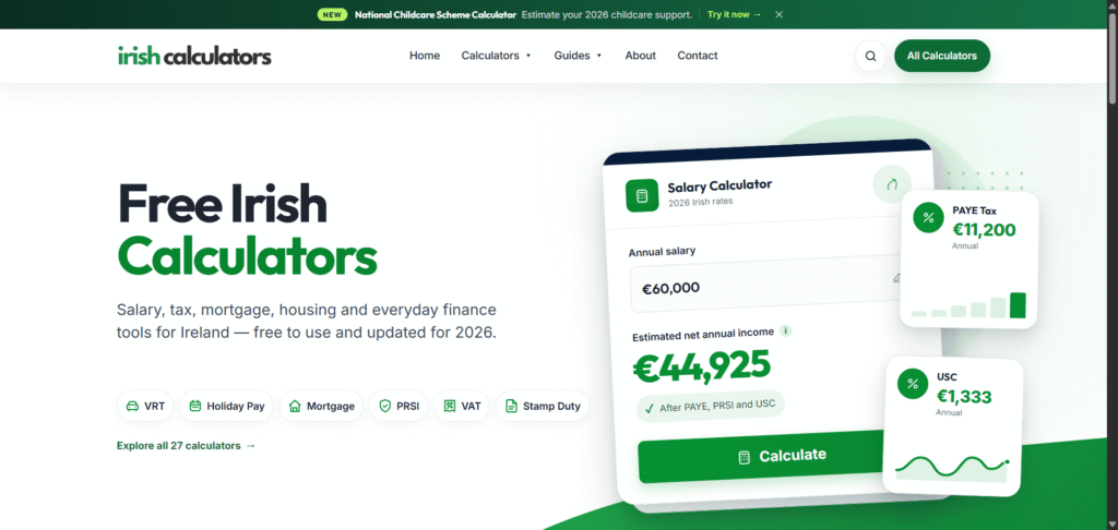 Irish Calculators case study preview